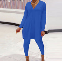 Two-Piece solid leggings outfit