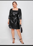 PU leather Dress