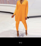 Two-Piece solid leggings outfit